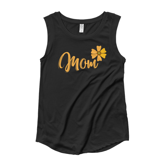 MOM Ladies’ Cap Sleeve T-Shirt