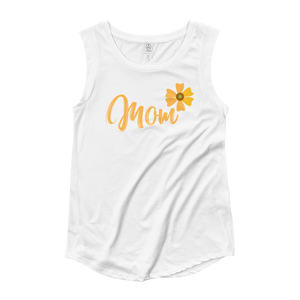 MOM Ladies’ Cap Sleeve T-Shirt